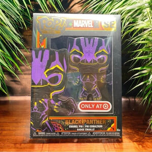 NEW Marvel Black Panther Funko Pop Enamel Pin Removable Stand Target Exclusive